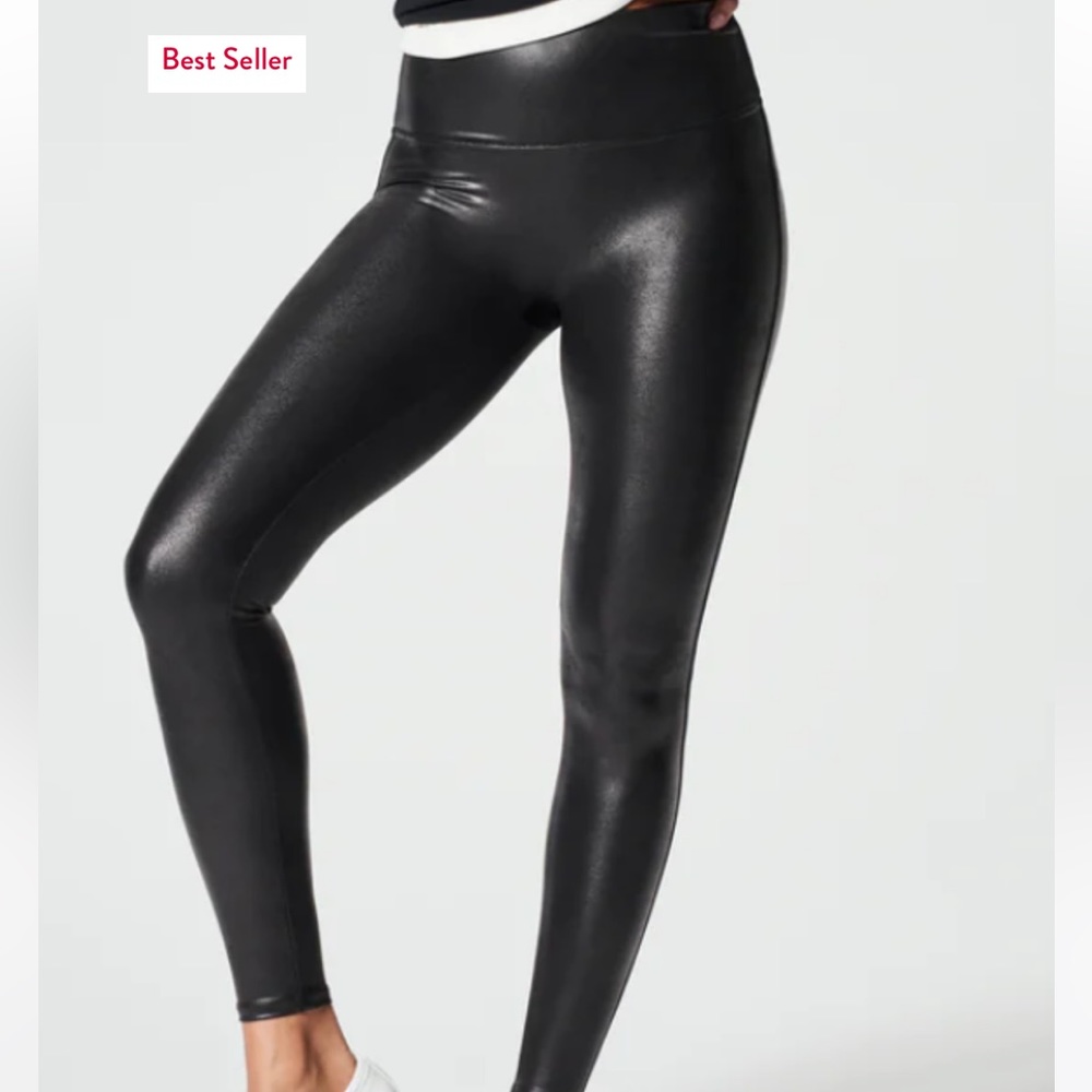 Spanx Faux Leather Leggings